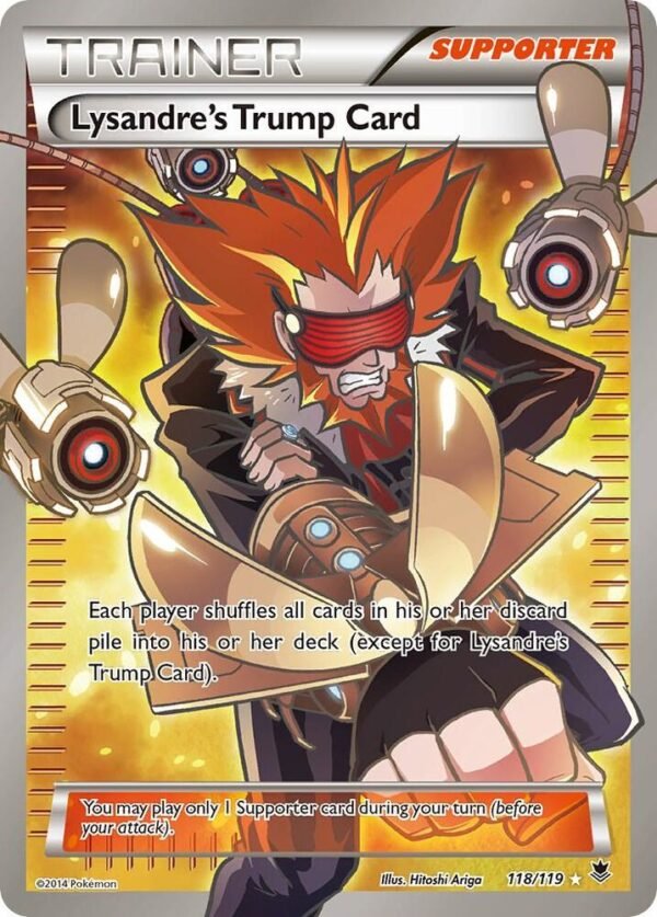 Lysandre’s Trump Card (118 Full Art) 118/119 Holofoil XY – Phantom Forces
