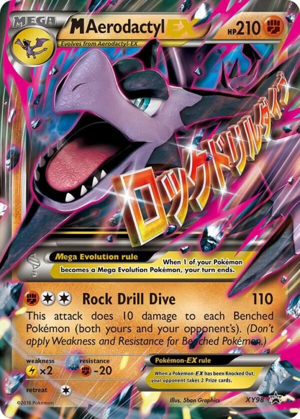 M Aerodactyl EX XY98 Holofoil XY Promos