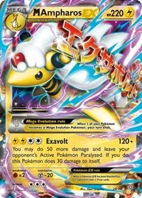 M Ampharos EX | 28/98 | Holofoil | XY - Ancient Origins