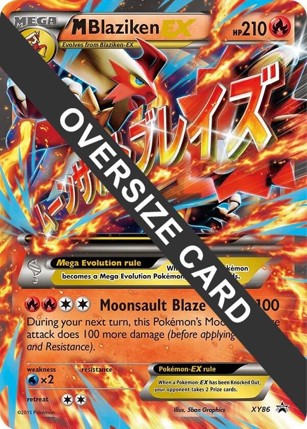 M Blaziken EX XY86 Holofoil Jumbo Cards M Blaziken EX XY86 Holofoil Jumbo Cards