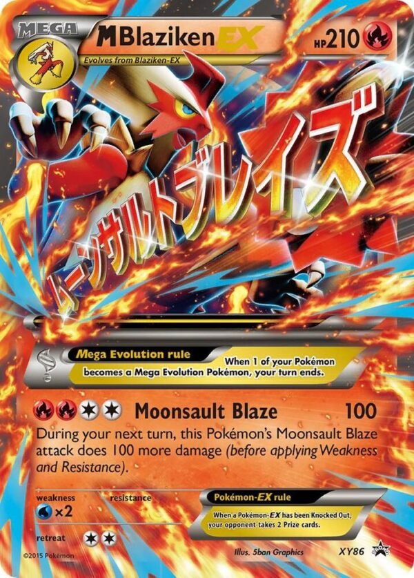 M Blaziken EX XY86 Holofoil XY Promos M Blaziken EX XY86 Holofoil XY Promos