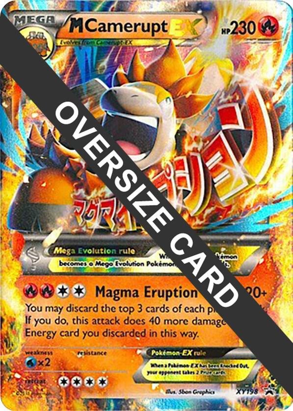 M Camerupt EX XY198 Holofoil Jumbo Cards M Camerupt EX XY198 Holofoil Jumbo Cards