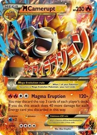 M Camerupt EX | XY198 | Holofoil | XY Promos