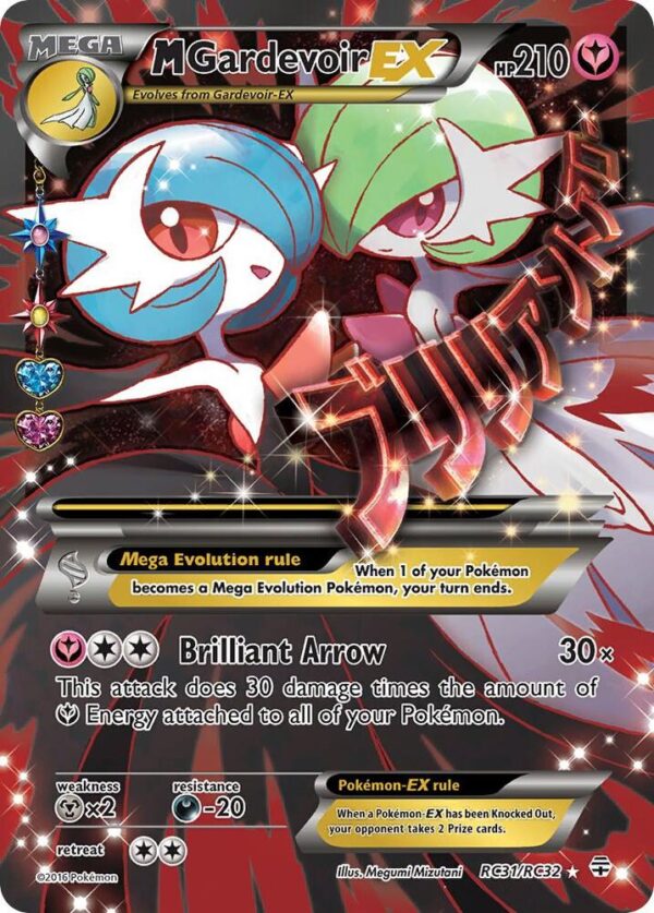 M Gardevoir EX (Full Art) RC31/RC32 Holofoil Generations: Radiant Collection