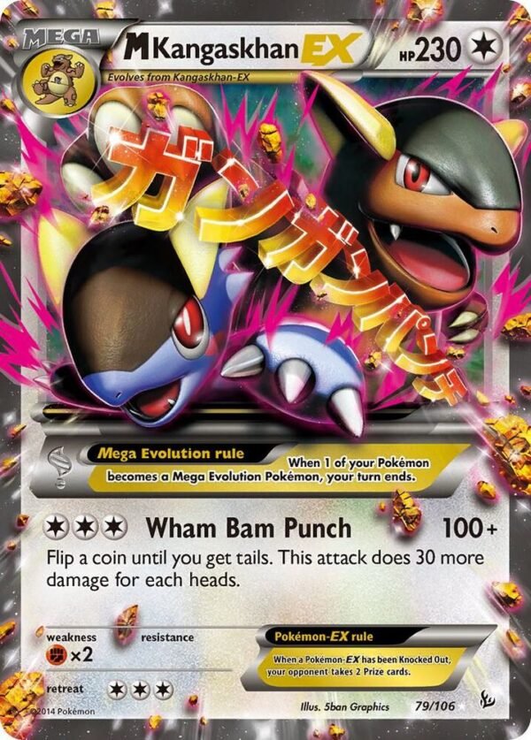 M Kangaskhan EX 79/106 Holofoil XY – Flashfire M Kangaskhan EX 79/106 Holofoil XY – Flashfire