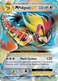 M Pidgeot EX | 65/108 | Holofoil | XY - Evolutions