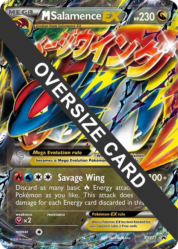 M Salamence EX XY171 Holofoil Jumbo Cards M Salamence EX XY171 Holofoil Jumbo Cards