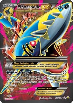 M Sharpedo EX XY200a Holofoil Alternate Art Promos