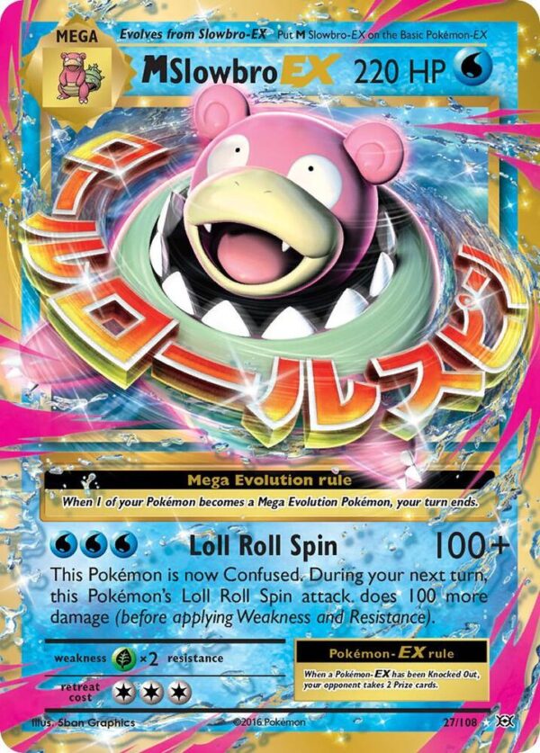M Slowbro EX 27/108 Holofoil XY – Evolutions M Slowbro EX 27/108 Holofoil XY – Evolutions