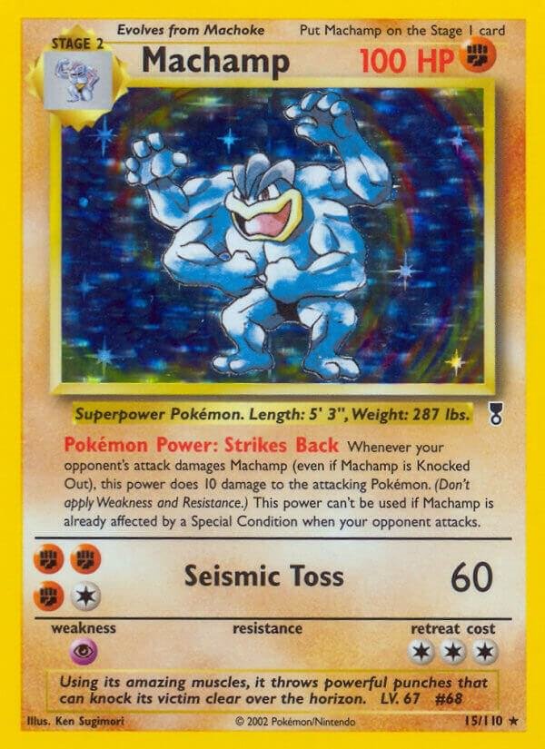 Machamp 015/110 Reverse Holofoil Legendary Collection