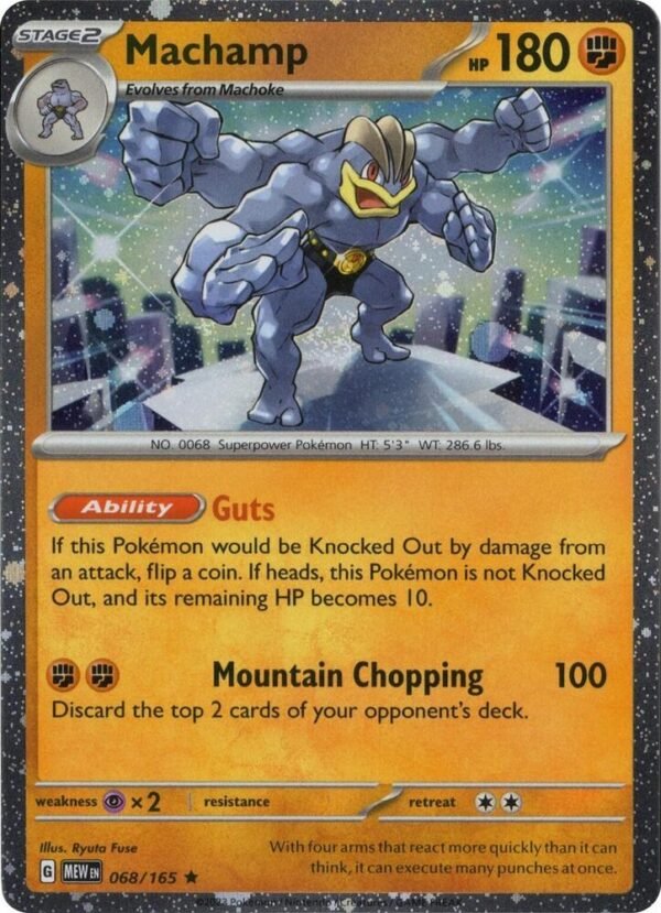 Machamp 068/165 (Cosmos Holo) Holofoil Miscellaneous Cards & Products Machamp 068/165 (Cosmos Holo) Holofoil Miscellaneous Cards & Products