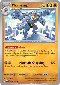 Machamp | 068/165 | Reverse Holofoil | SV: Scarlet & Violet 151