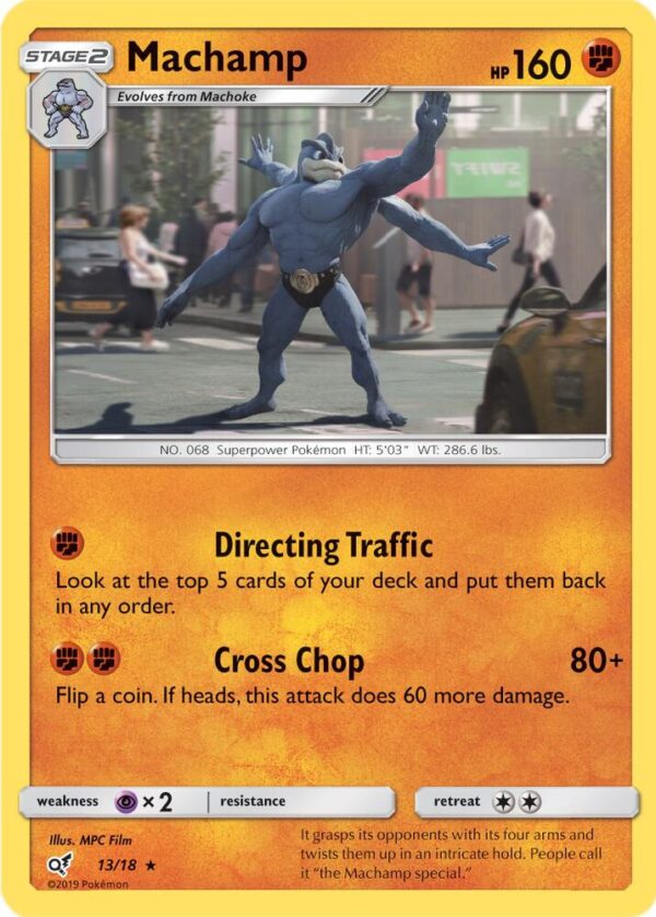 Machamp 13/18 Holofoil Detective Pikachu Machamp 13/18 Holofoil Detective Pikachu