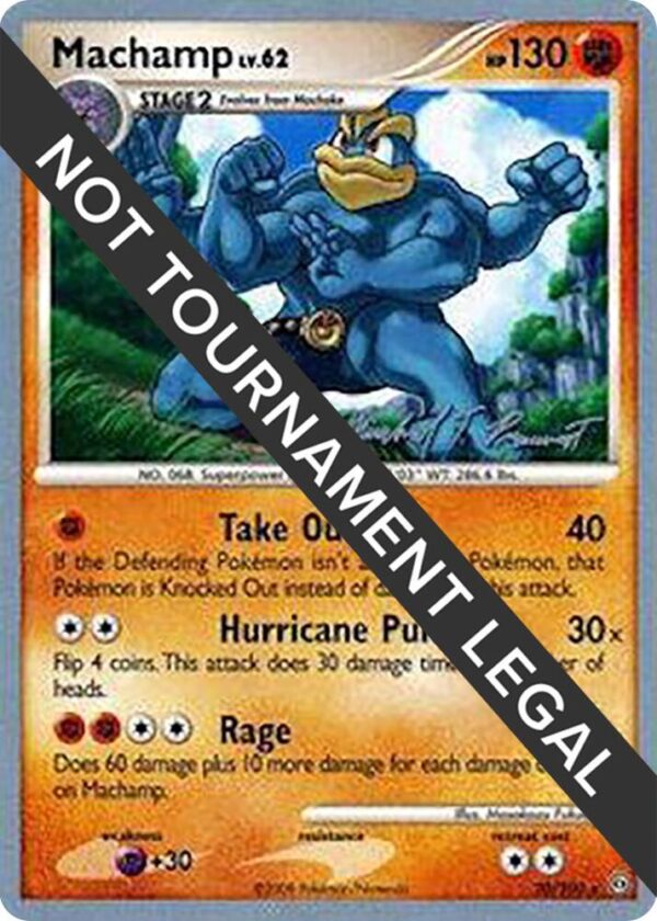 Machamp 2010 (Michael Pramawat) 20/100 Normal World Championship Decks Machamp 2010 (Michael Pramawat) 20/100 Normal World Championship Decks