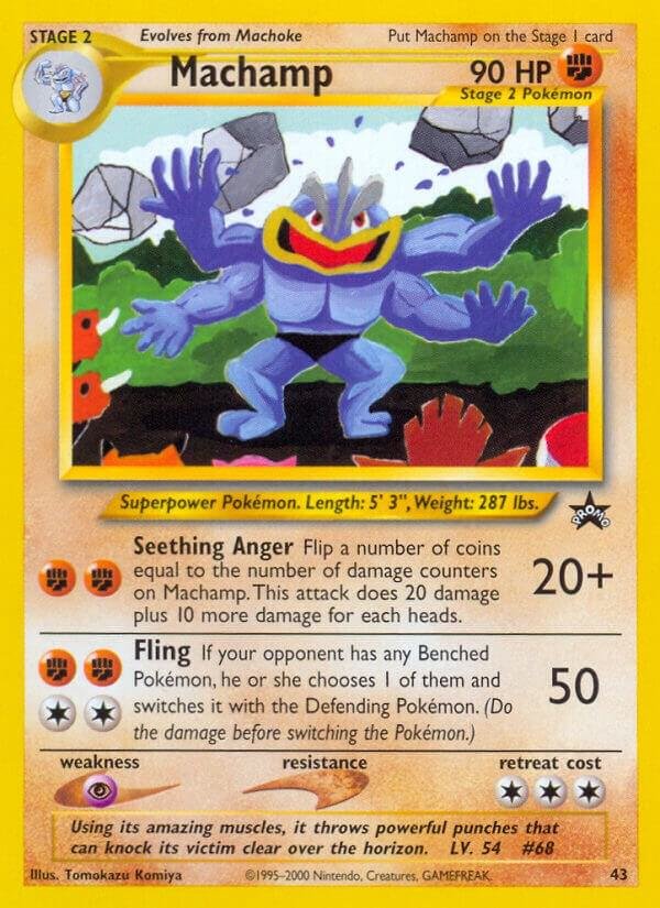 Machamp 43/53 Normal WoTC Promo Machamp 43/53 Normal WoTC Promo