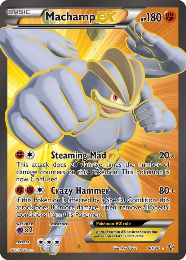Machamp EX (90 Full Art) 90/98 Holofoil XY – Ancient Origins
