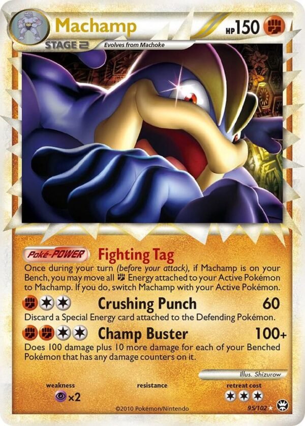 Machamp (Prime) 95/102 Holofoil Triumphant Machamp (Prime) 95/102 Holofoil Triumphant