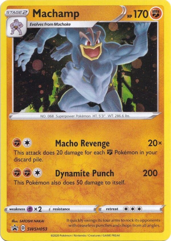 Machamp SWSH053 Holofoil SWSH: Sword & Shield Promo Cards