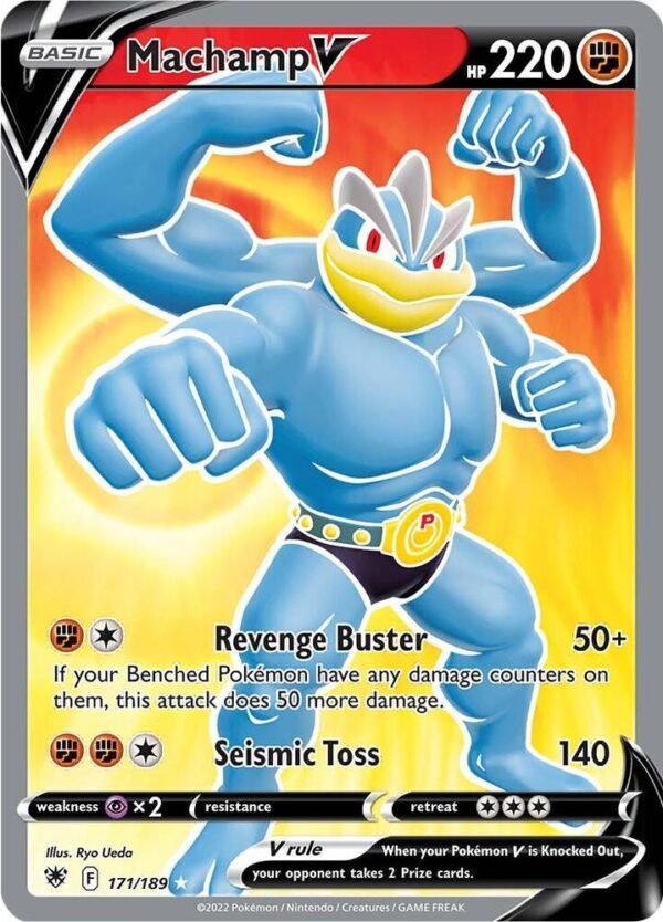 Machamp V (Full Art) 171/189 Holofoil SWSH10: Astral Radiance