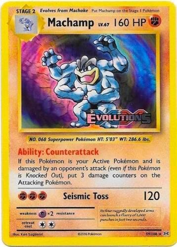 Machamp (XY Evolutions Prerelease) 59/108 Holofoil XY Promos Machamp (XY Evolutions Prerelease) 59/108 Holofoil XY Promos