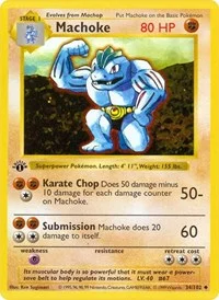 Machoke | 034/102 | 1st Edition | Base Set (Shadowless)