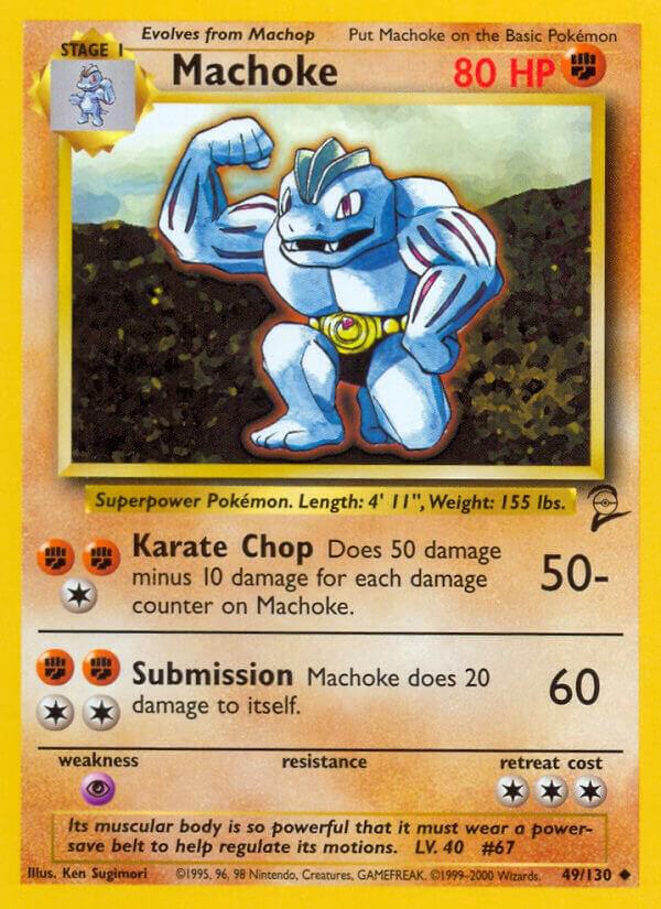 Machoke 049/130 Normal Base Set 2 Machoke 049/130 Normal Base Set 2