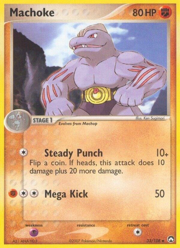 Machoke 33/108 Reverse Holofoil Power Keepers
