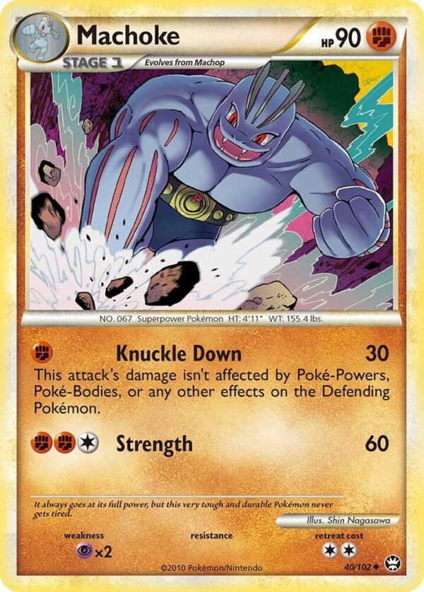 Machoke 40/102 Normal Triumphant Machoke 40/102 Normal Triumphant