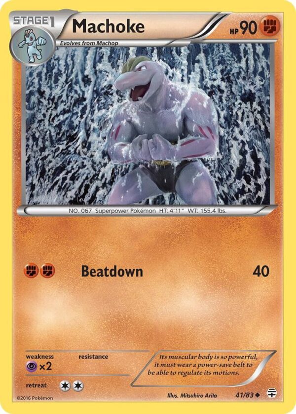 Machoke 41/83 Reverse Holofoil Generations
