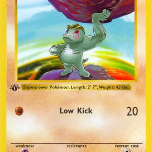 Machop 052/102 1st Edition Base Set (Shadowless)