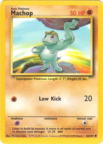Machop 052/102 Normal Base Set Machop 052/102 Normal Base Set