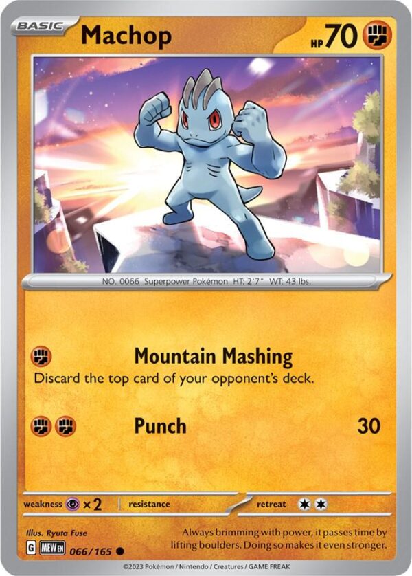 Machop 066/165 Normal SV: Scarlet & Violet 151