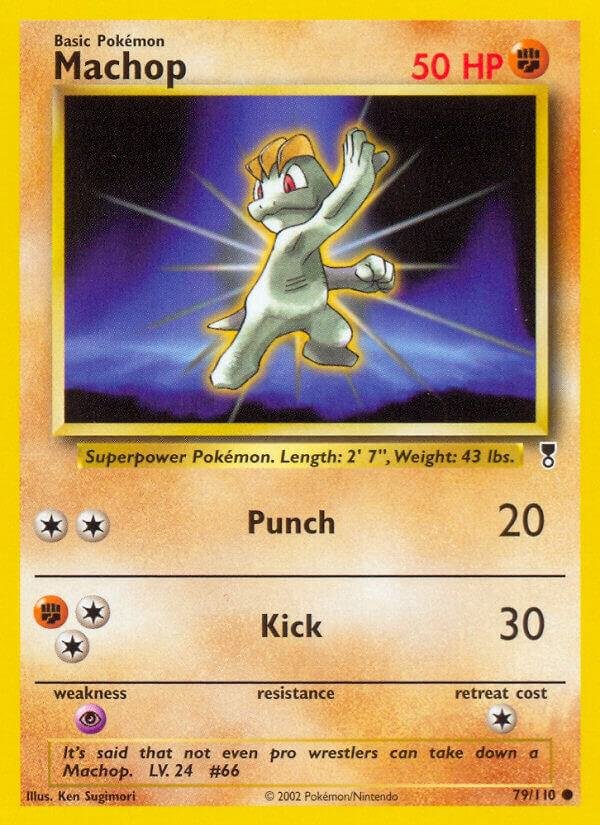 Machop 079/110 Reverse Holofoil Legendary Collection Machop 079/110 Reverse Holofoil Legendary Collection