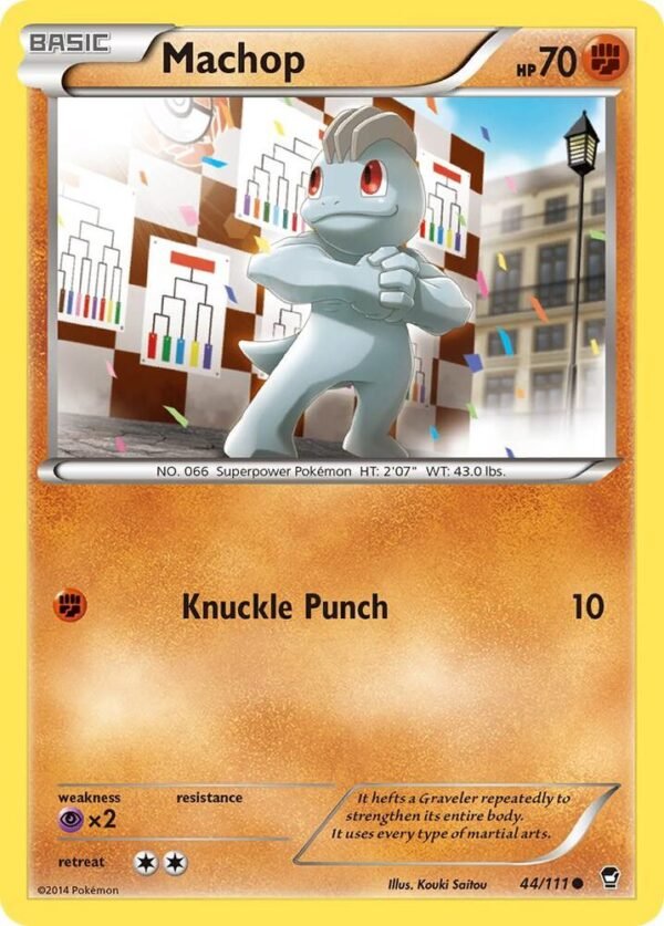 Machop 44/111 Normal XY – Furious Fists Machop 44/111 Normal XY – Furious Fists