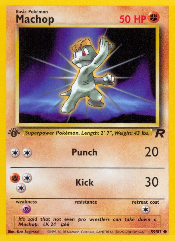 Machop 59/82 Unlimited Team Rocket Machop 59/82 Unlimited Team Rocket