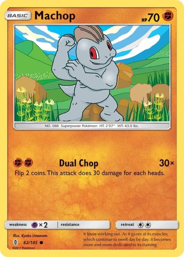 Machop (62) 62/145 Normal SM – Guardians Rising