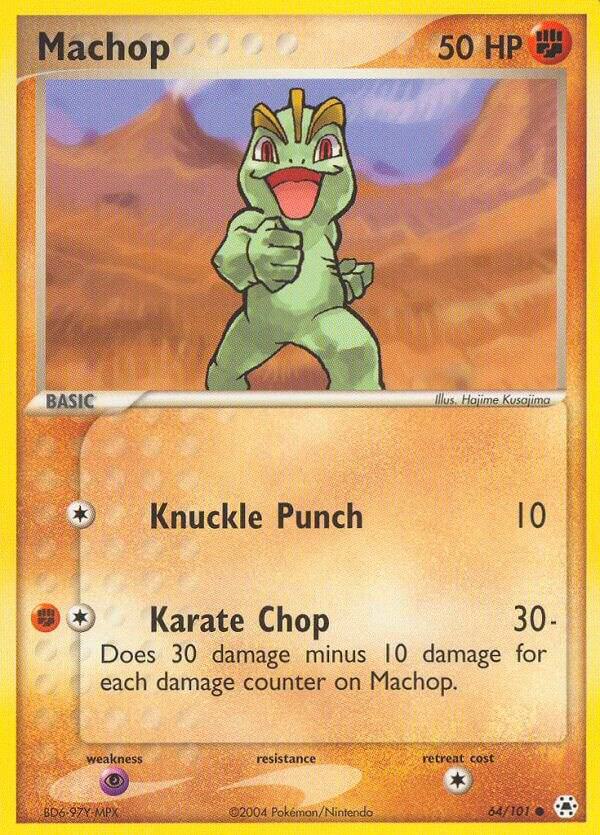 Machop 64/101 Reverse Holofoil Hidden Legends
