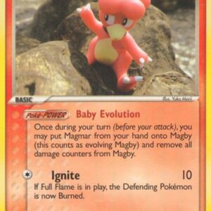 Magby 58/92 Reverse Holofoil Legend Maker