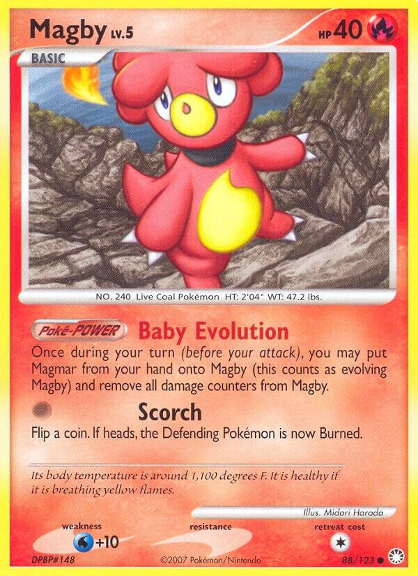 Magby 88/123 Normal Mysterious Treasures