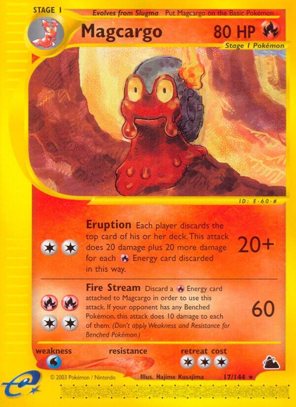 Magcargo (17) 017/144 Reverse Holofoil Skyridge