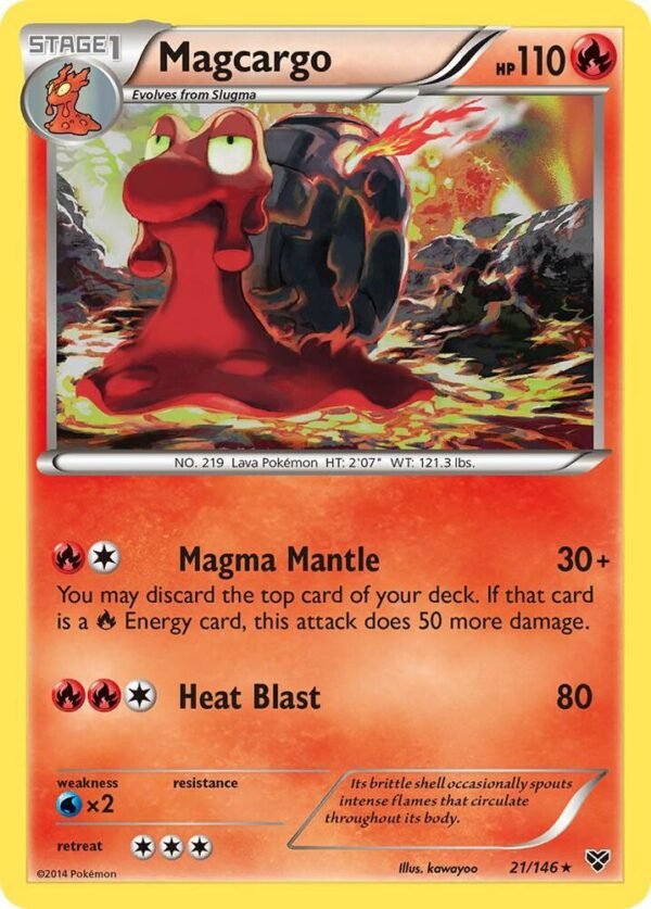 Magcargo 21/146 Normal XY Base Set