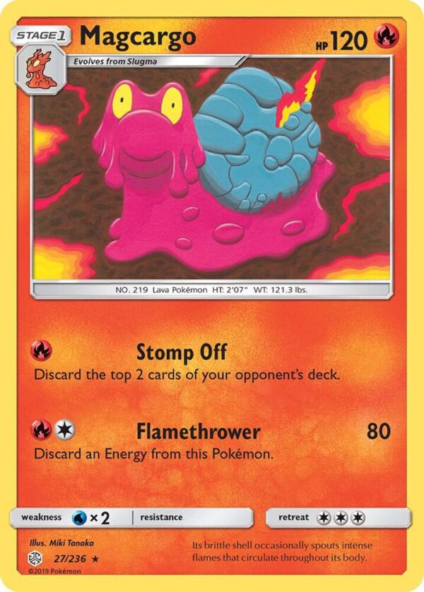 Magcargo 27/236 Normal SM – Cosmic Eclipse