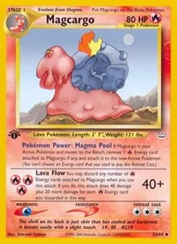 Magcargo | 33/64 | 1st Edition | Neo Revelation