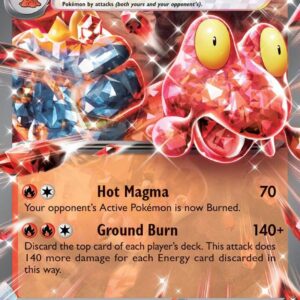 Magcargo ex 029/167 Holofoil SV06: Twilight Masquerade