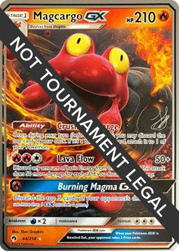 Magcargo GX 2019 (Henry Brand) 44/214 Normal World Championship Decks