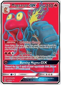Magcargo GX (Full Art) | 198/214 | Holofoil | SM - Lost Thunder