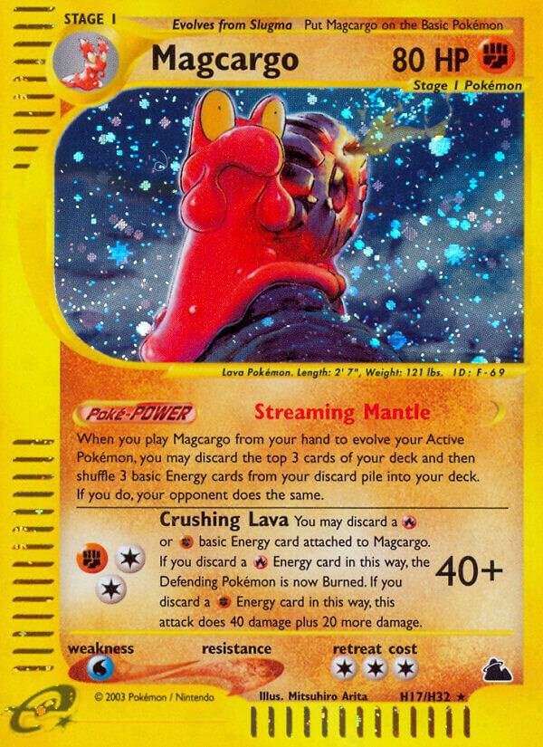 Magcargo (H17) H17/H32 Holofoil Skyridge
