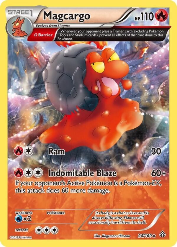 Magcargo (Omega) 24/160 Normal XY – Primal Clash Magcargo (Omega) 24/160 Normal XY – Primal Clash