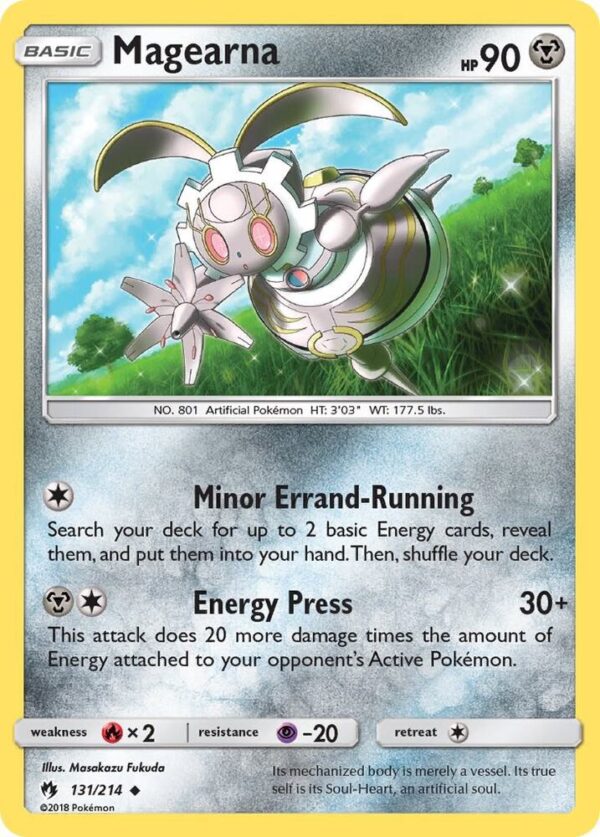 Magearna 131/214 Reverse Holofoil SM – Lost Thunder Magearna 131/214 Reverse Holofoil SM – Lost Thunder