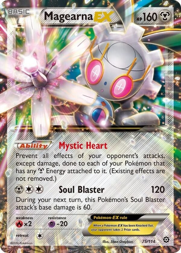 Magearna EX 75/114 Holofoil XY – Steam Siege